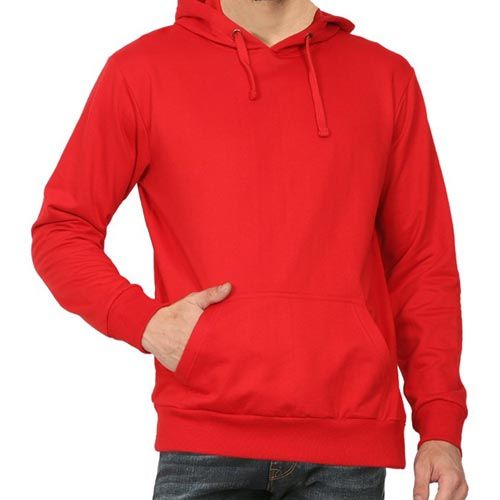 Men Plain Cotton Hoodies