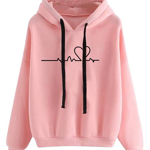 Women Printed Cotton Hoodies