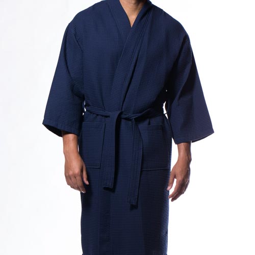 Men Waffle Bathrobe