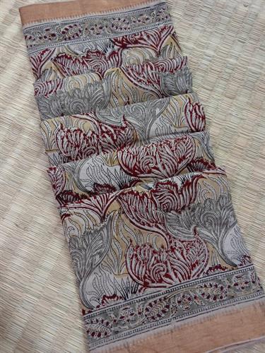 Hand Woven Mangalgiri Pure Cotton Sarees