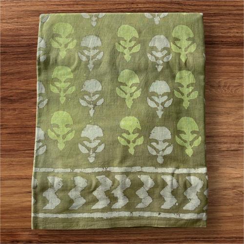 Mulmul Cotton Hand Block Printed Sarees