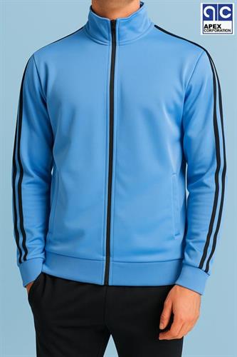 Men Fleece Mock neck Full Zipper Jackets