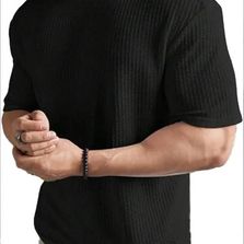 Men Round Neck Loose Fit T-shirts
