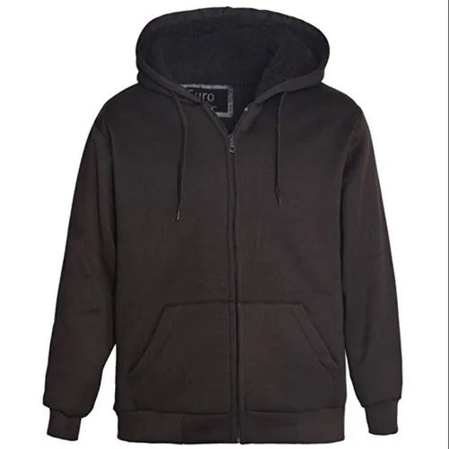 Men Zipper Hooded Sweatshirt Full Sleeve