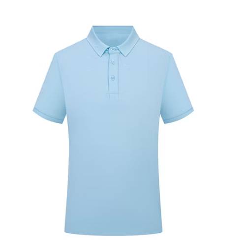 Men Plain Solid Color Uniform Polo T-shirts