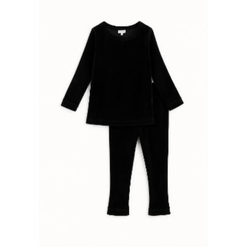 Kids Winter Soft Pile Brushed Textured Pajamas
