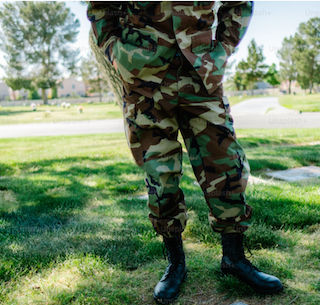 Men Camouflage Print Uniforms
