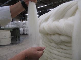 Greige, 4"-6", 29 Micron, For yarn spinning