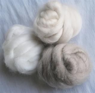Greige, 38-40mm, 16,5micron, to make yarn