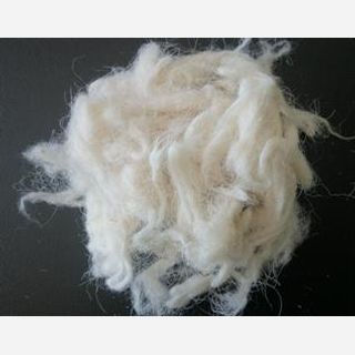 Scoured Wool natural color, 75mm, 32 micron, 15% moisture, 1% grease content, Yarn spinning, carpet