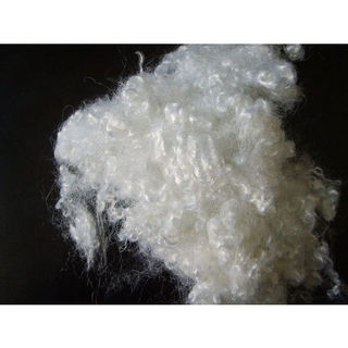 Hollow Conjugated Siliconised Polyester Staple Fibre. 