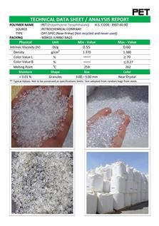 PET Fiber Off Grade Granules