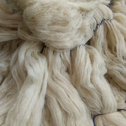 Raw White Pashmina Fibre