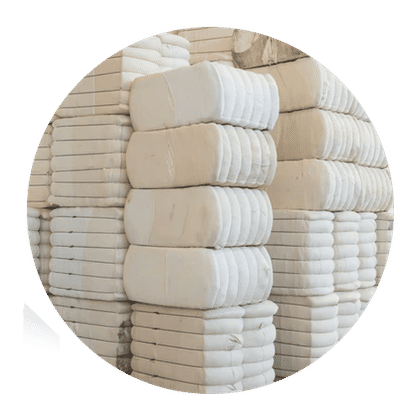 Recycled Pre & Post Cotton Fiber Process