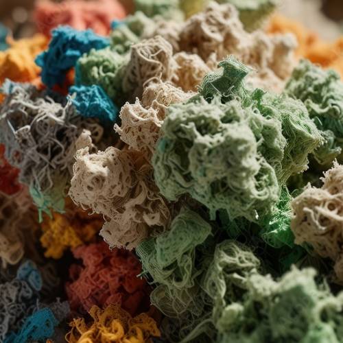Dyed Recycled Fibre