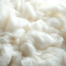 Raw White Wool Fibre