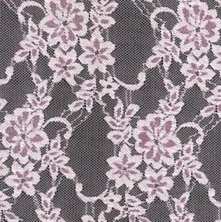 Silver metallic lace, 5.5 cm, 55% Polyamide / 10% Spandex / 35% Metal