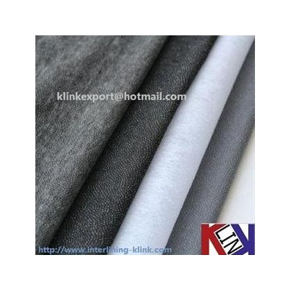 For Garments, Width: 90/112/150 cm, 100% Polyester Non Woven Thermal Bonded/Chemical Bonded