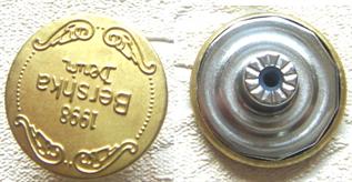 For Garments, 20mm, Brass