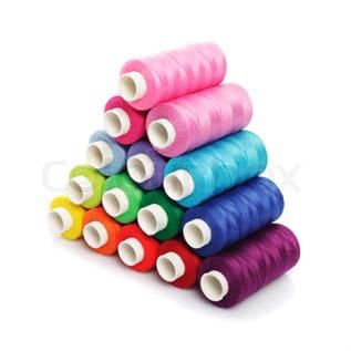 For garment industry,  12-80 Double, 100% Polyester Spun