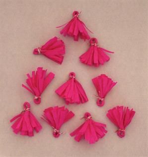 for hanging decoration or jewelry, 2 or max. 2.5 cm, Silk, Polyester