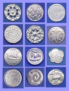 Handmade Fine Pewter Buttons