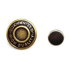 Brass Jeans Button