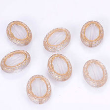 Ring Oval Flat Bead
