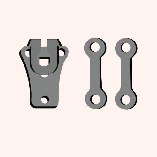 Antic Silver Hook & Bar