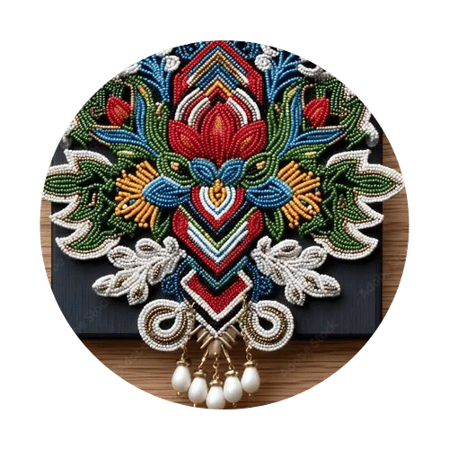 Hand Embroidered Motifs