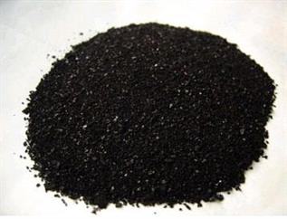 Used in textile, Organic compounds containing Sulfur or Sodium Sulfide, Black granular crystals