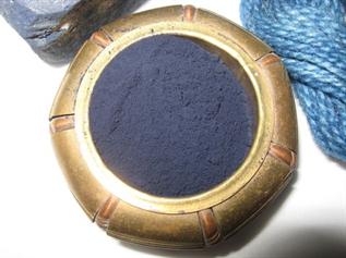 Textile, etc., Blue Powder