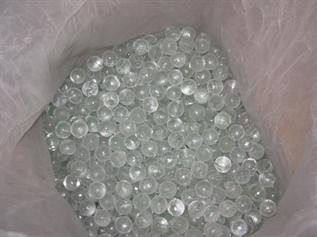 For water treatment, transparent balls