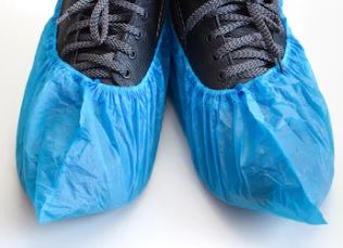 plastic protective shoe covers