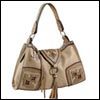 Leather shoulder bags