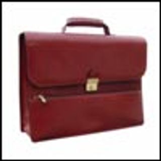 Leather briefcase