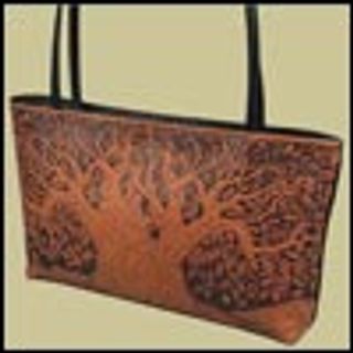 Leather hand bags