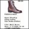 Leather boots