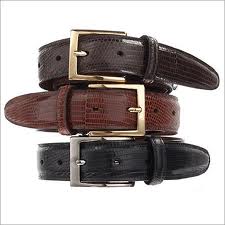 Leather belt