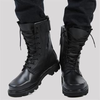 For Men (Jungle Boots) , Buffalo Leather, Water repellant upper, Lightweight shock absorbent super g