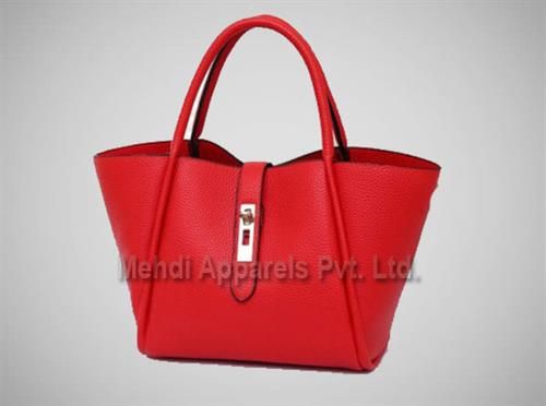 Ladies leather hand bags