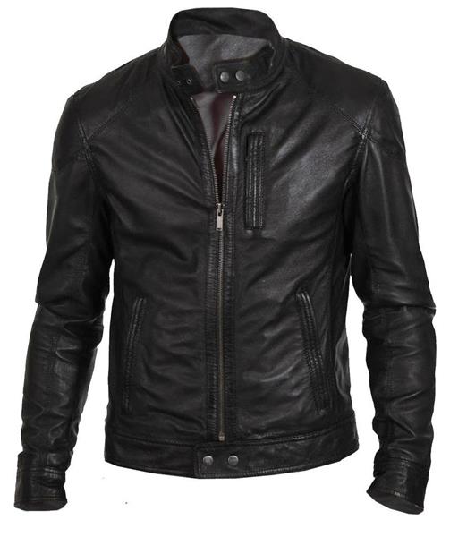 men original natural sheep leather jacket