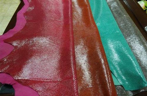 Finished cow leather-Leather