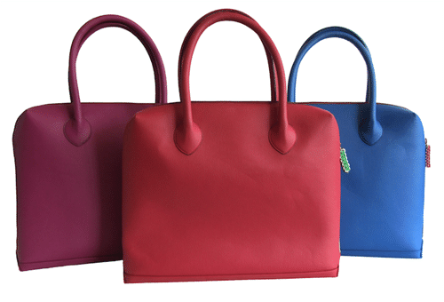 Leather tote bags