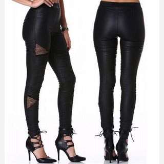 Women's Leather Pants.