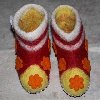 Handmade Felt Baby Shoes