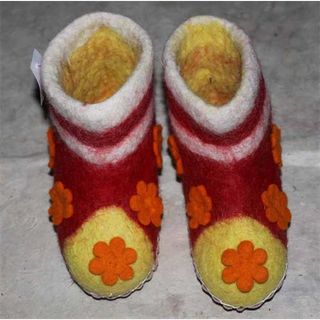 Handmade Felt Baby Shoes