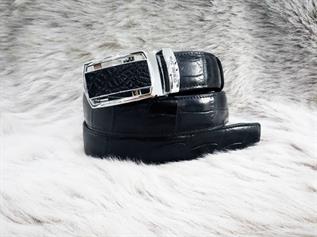 Crocodile Leather Belt