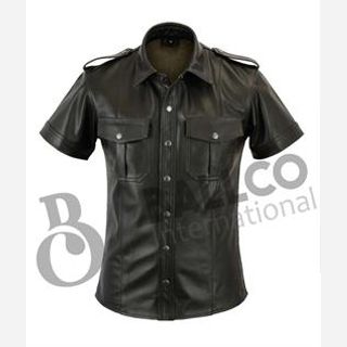 Men's Leather Shirts