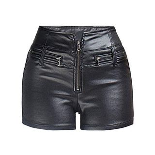 Ladies Leather Shorts